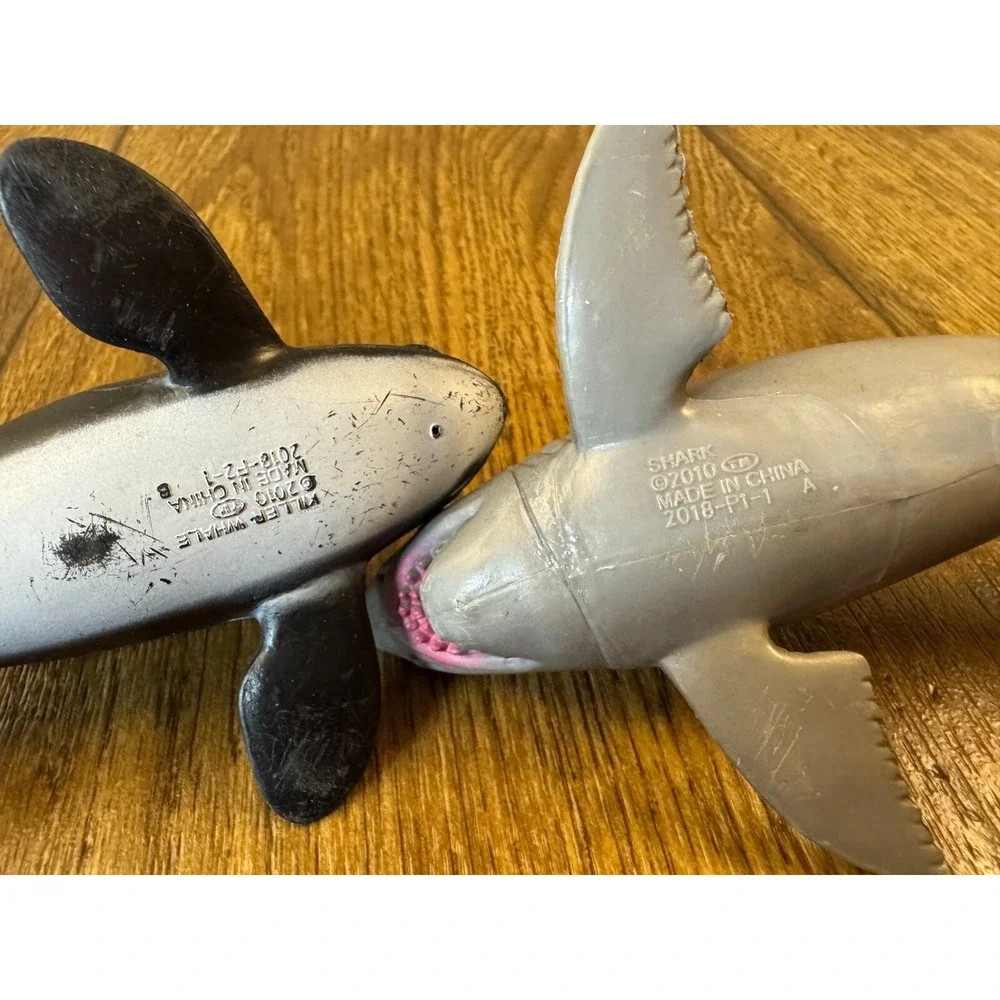 Realistic Animal Ocean Killer Whale Shark Marine Water Life Lot Fish Toy Figures